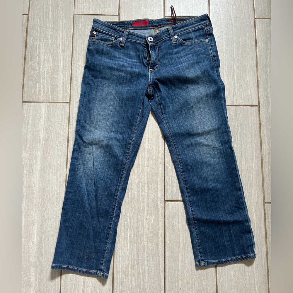 AG Adriano Goldschmied Capri Crop Denim Jeans 28R